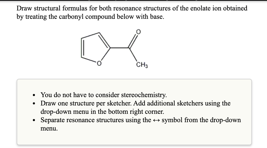 Solved Draw A Structural Formula For The Enol Form Of The | Chegg.com