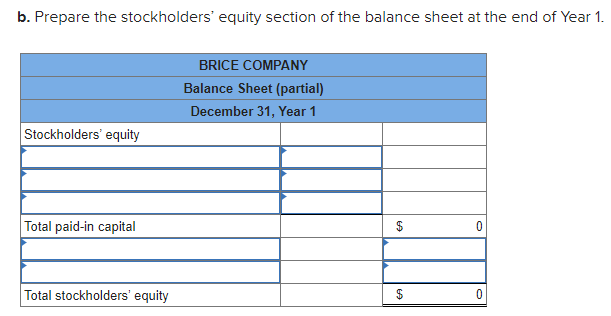 Solved Brice Company completed the following transactions in | Chegg.com