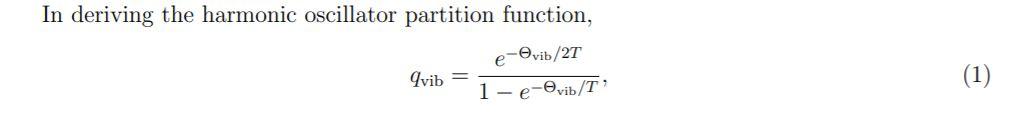 Solved In deriving the harmonic oscillator partition | Chegg.com