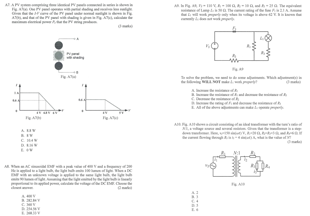 Solved A Pv System Comprising Three Identical Pv Pane Chegg Com