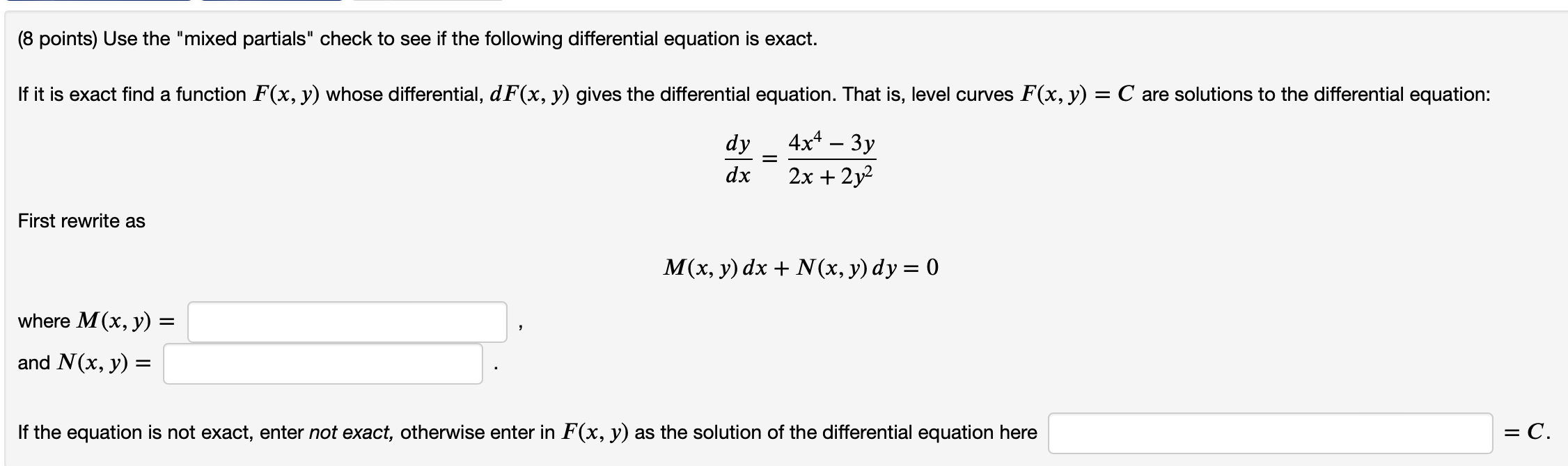 Solved (8 points) Use the 