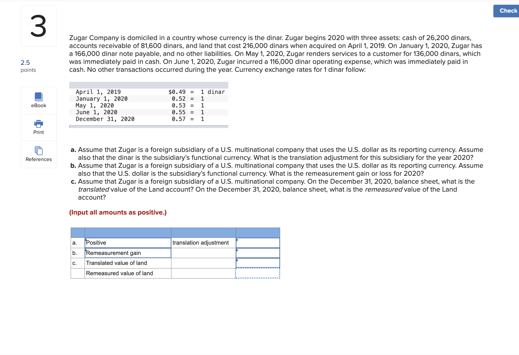 Solved Zugar Company is domiciled in a country whose