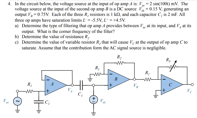 Solved 4. In The Circuit Below, The Voltage Source At The | Chegg.com