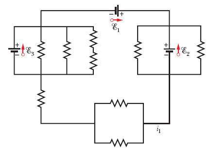 Solved In the figure the ideal batteries have emfs ?1 = 19.7 | Chegg.com