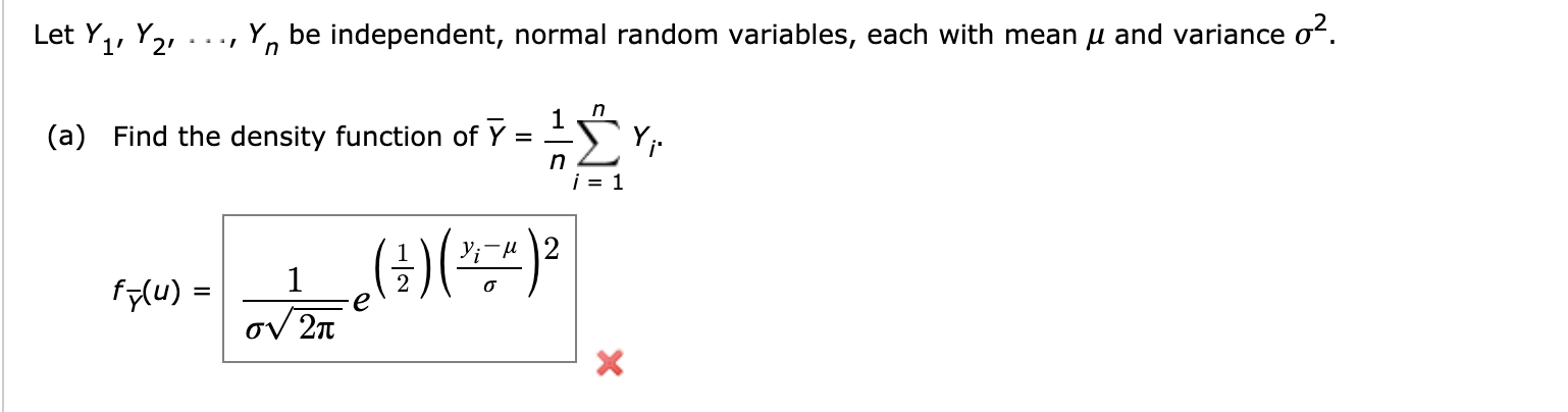 Solved Show That If Y Is A Continuous Random Variable Wi Chegg Com