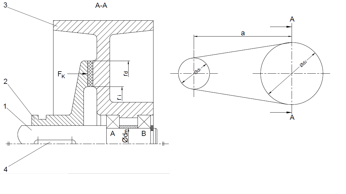Solved A flat belt pulley mechanism is given in Figure1. In