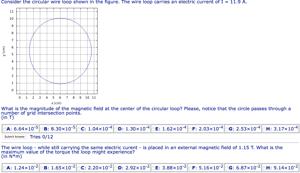 Solved Consider The Circular Wire Loop Shown In The Figure. | Chegg.com