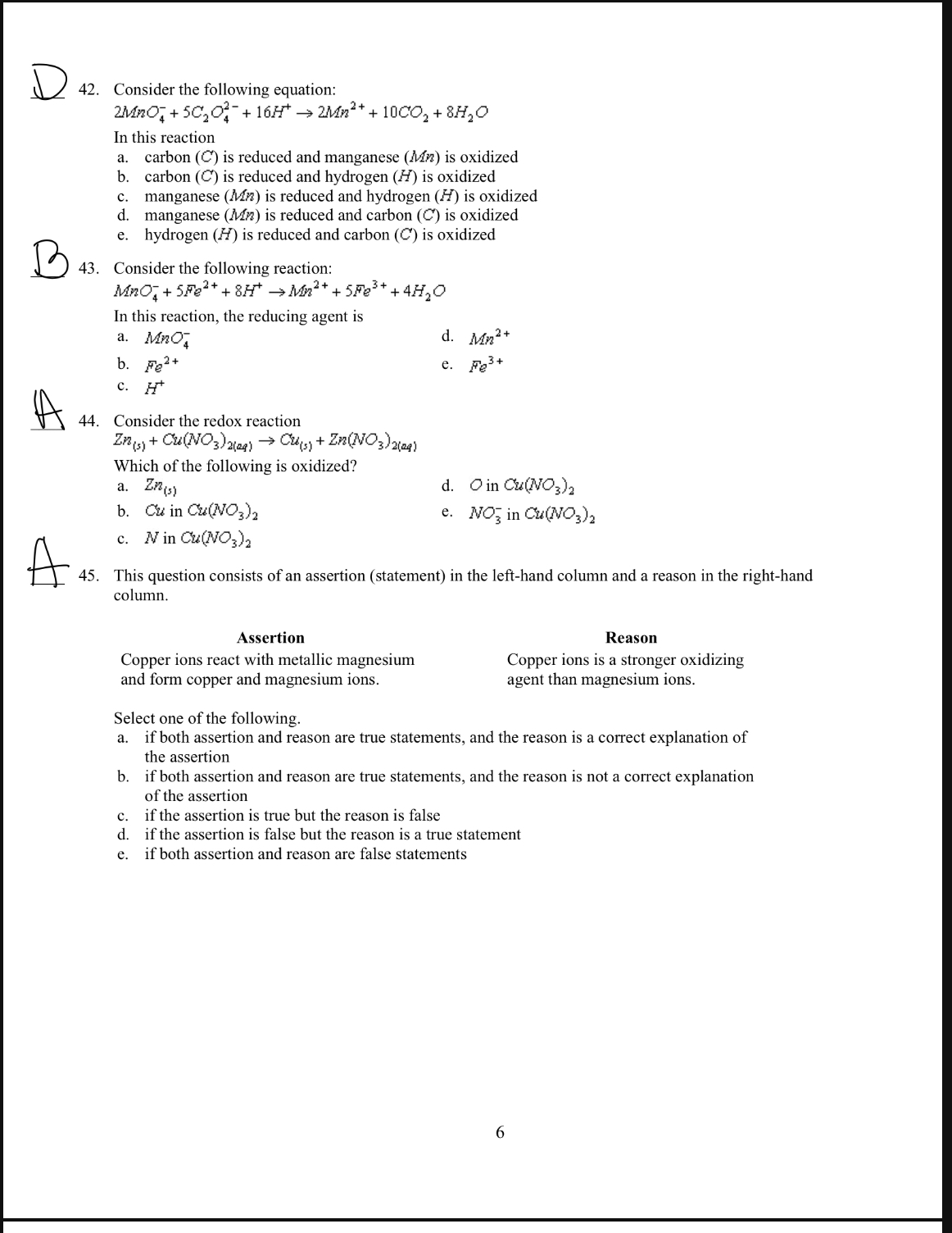 Solved Consider the following | Chegg.com