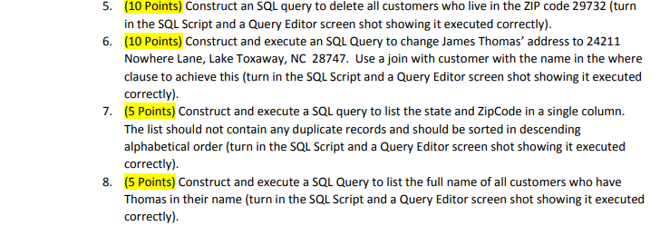 Solved Microsoft SQL management studio 2017 Construct an SQL | Chegg.com
