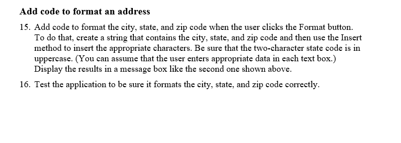 Solved In this exercise, you'll add code that parses an | Chegg.com
