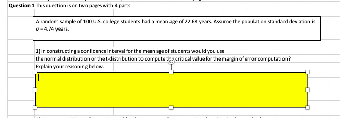 Solved Question 1 This question is on two pages with 4 | Chegg.com
