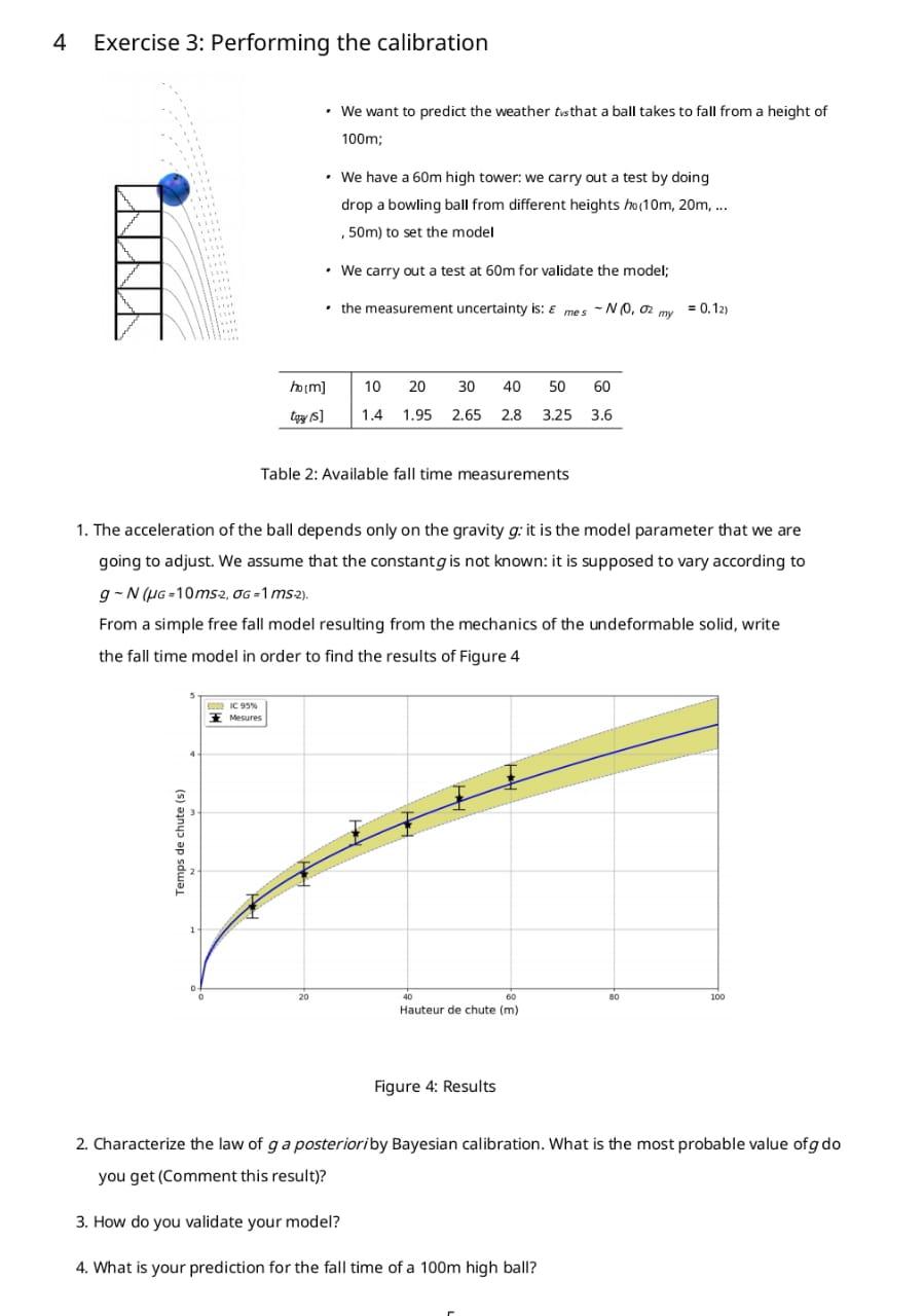 4 Exercise 3: Performing the calibration • We want to | Chegg.com