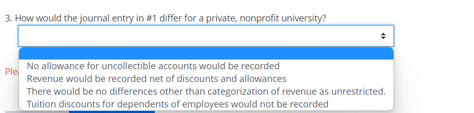 Solved Accounting for Tuition and Fees Revenue 1. Record the | Chegg.com