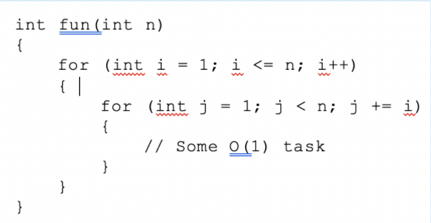 Solved for (int i = 0; i