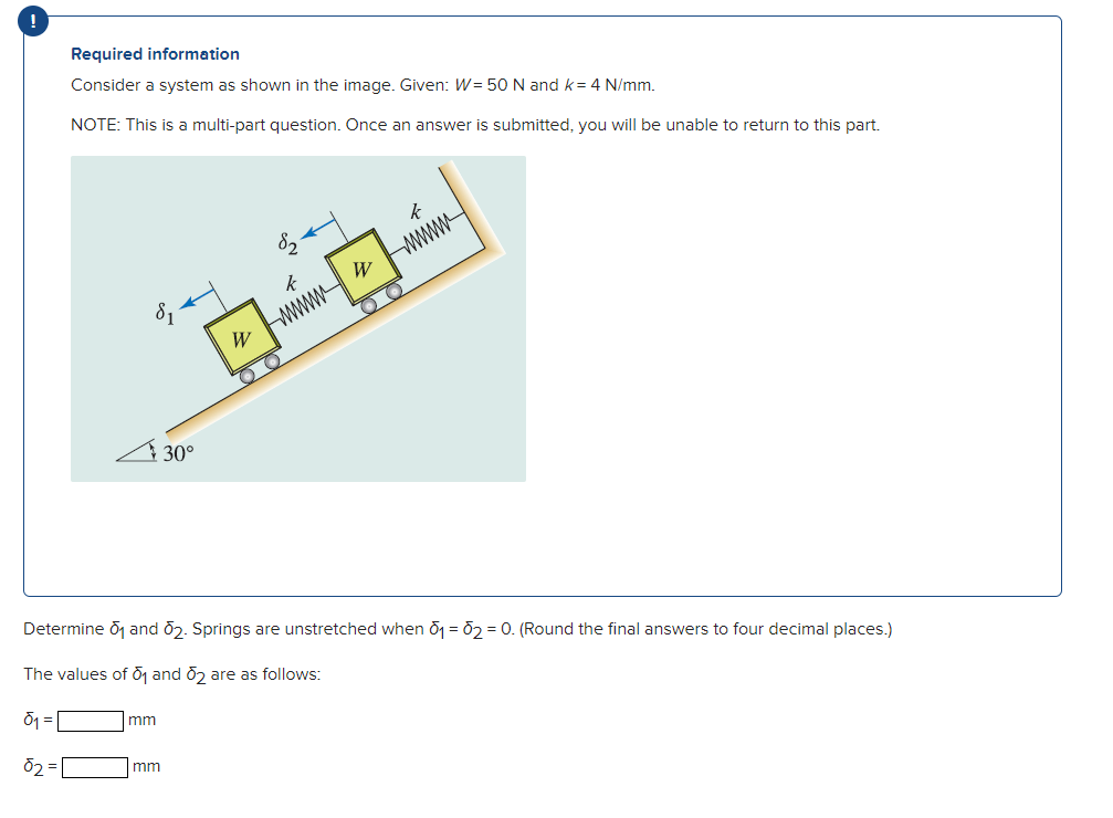 Solved Required information Consider a system as shown in | Chegg.com