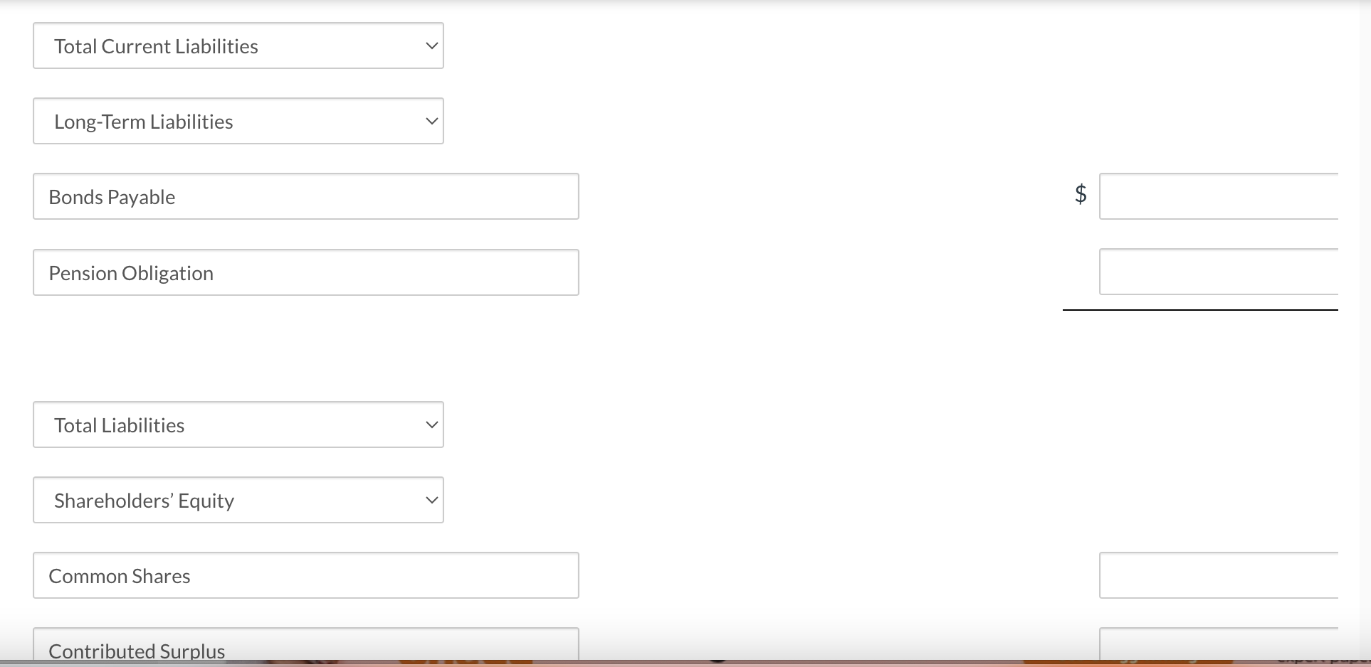 Equipment Land held for future use Intangible