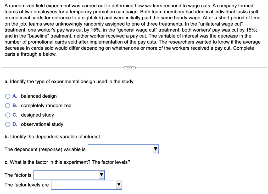 randomized field experiment pdf