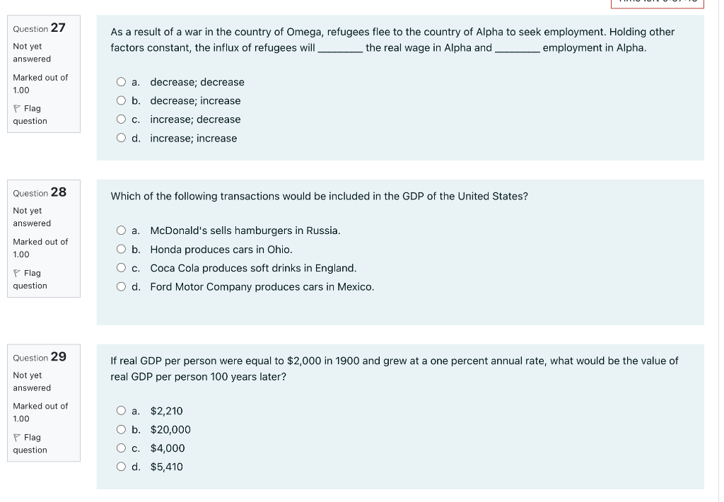 which of the following transactions would be included in gdp