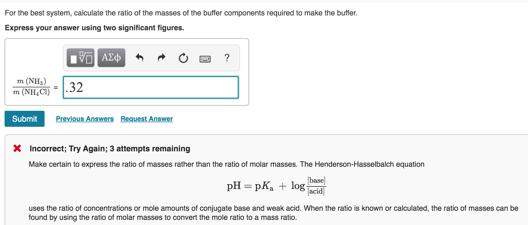 Solved Part A Which Of The Following Buffer Systems Would Be | Chegg.com