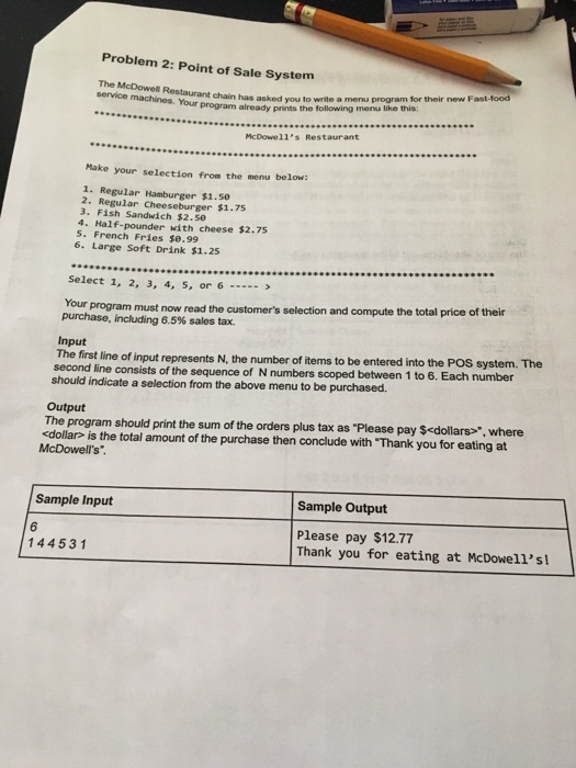 Solved Java, the sample input and sample output is how the | Chegg.com
