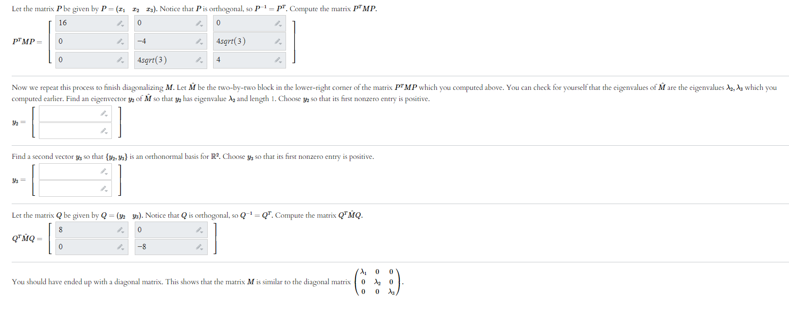 Solved We Are Going To Show That A Particular Real 3 X 3 Chegg Com