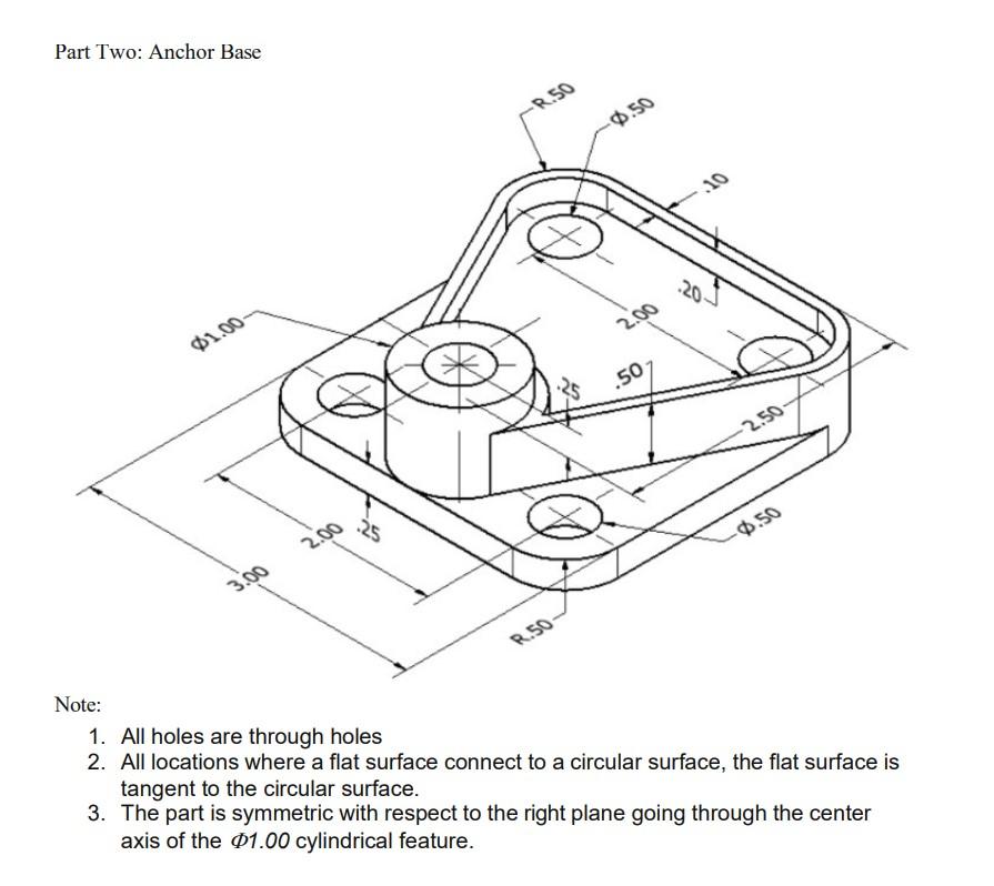 Solved I need help on my parametric design homework. Please | Chegg.com