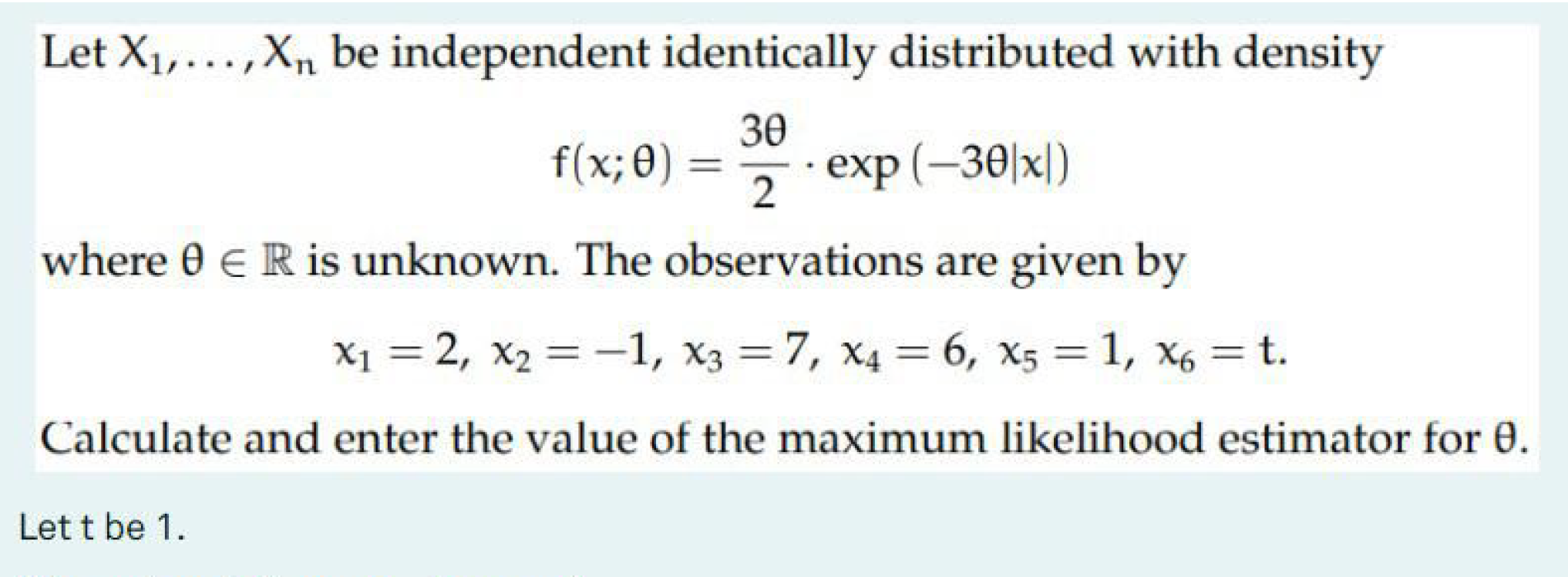 Solved Let X1 Xn Be Independent Identically Distributed