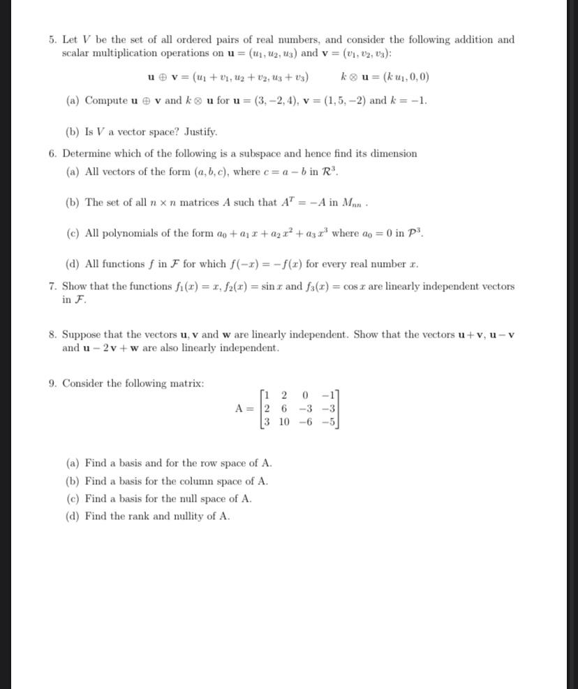 Solved 1. Consider the matrix -3 -3 (a) Find the eigenvalues | Chegg.com