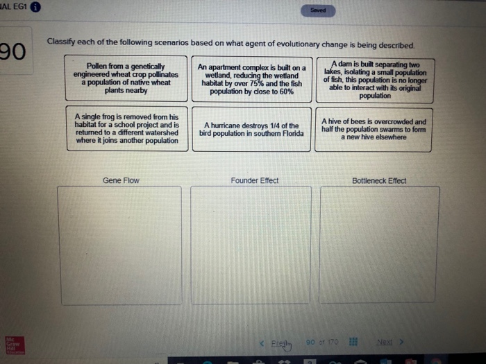 Solved AL EG1 Classify each of the following scenarios based | Chegg.com