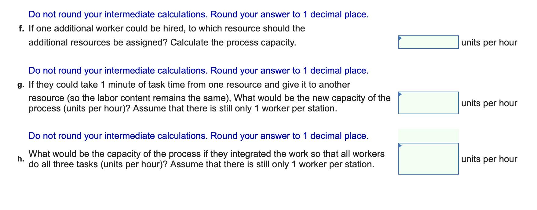 Solved Consider a process consisting of three resources. | Chegg.com
