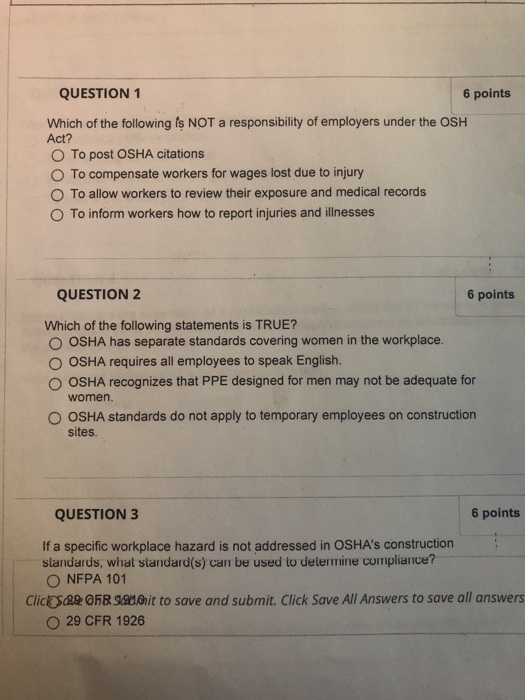 Solved QUESTION1 6 Points Which Of The Following Is NOT A | Chegg.com