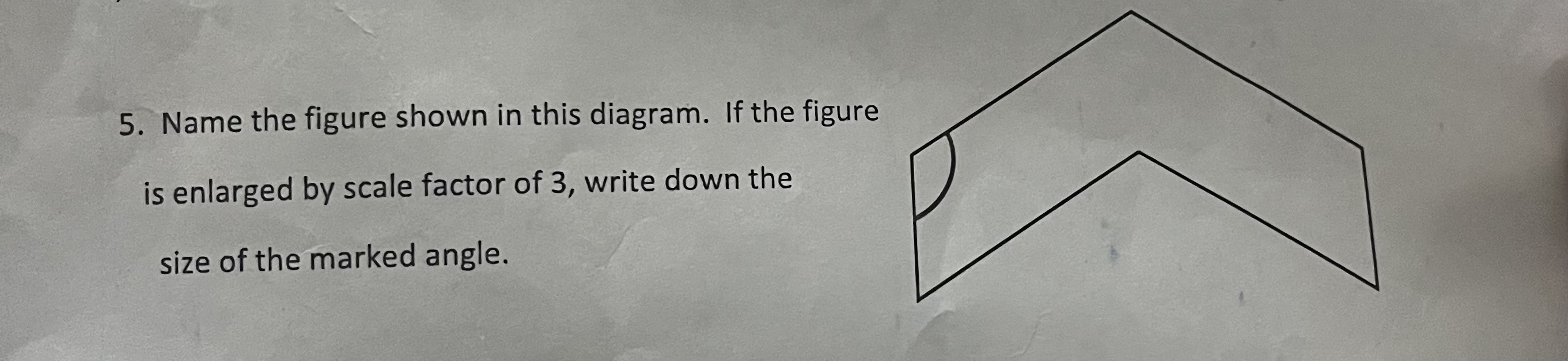 Solved Name the figure shown in this diagram. If the | Chegg.com