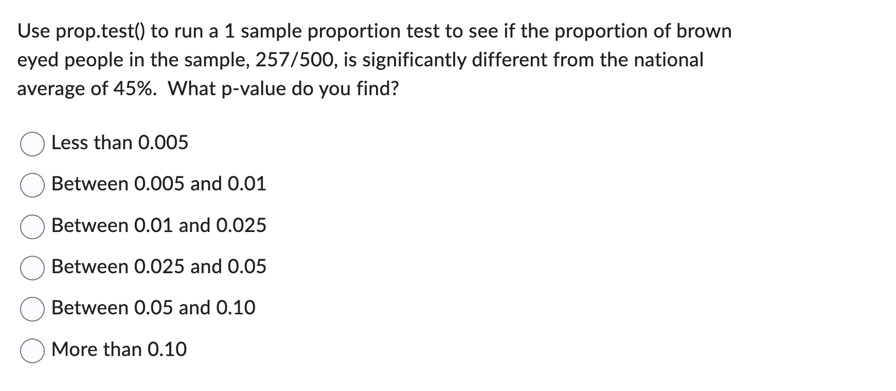 Solved Human eye color is the result of a combination of | Chegg.com
