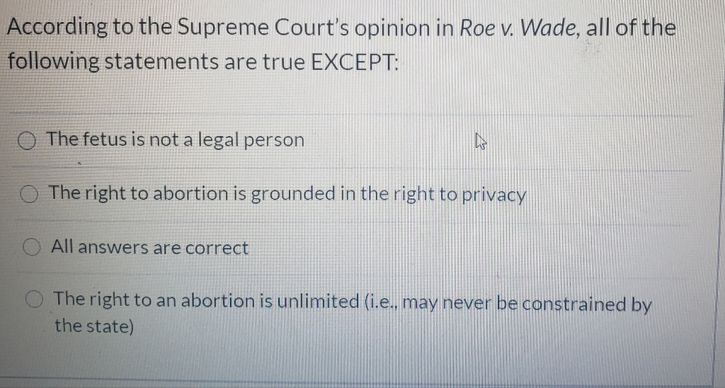 which statements about the supreme court are true