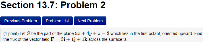 Solved Section 13.7: Problem 2 Previous Problem Problem List | Chegg.com