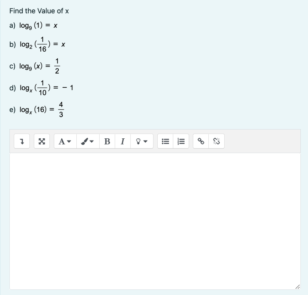 solved-find-the-value-of-x-a-log9-1-x-b-log2-161-x-c-chegg