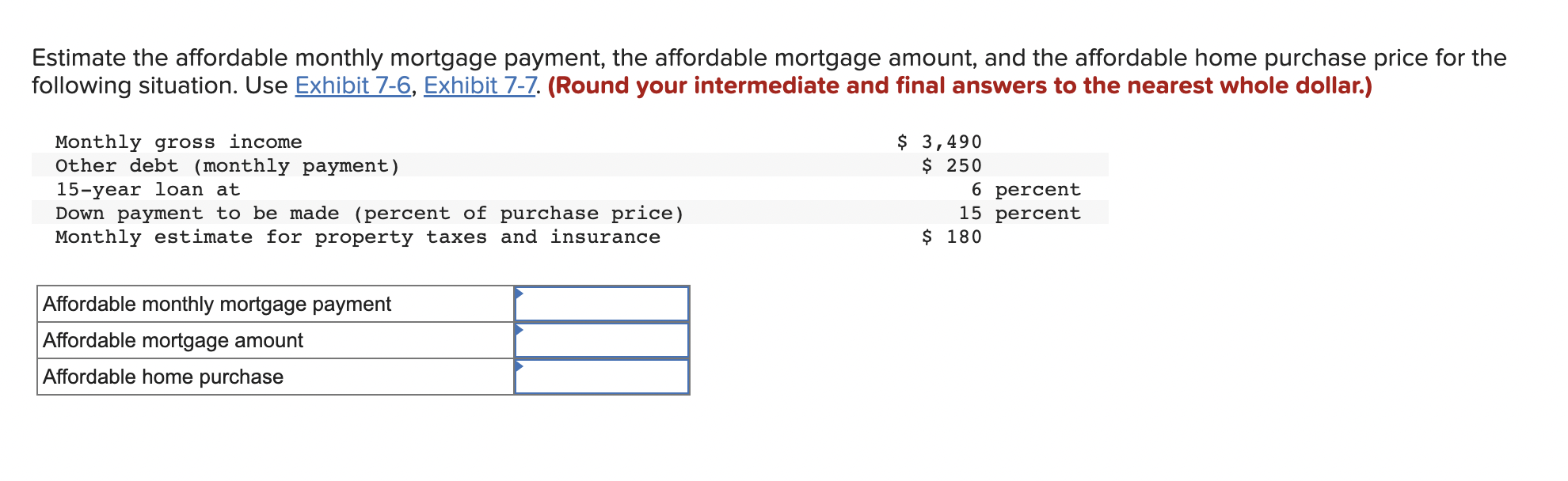 Affordable Mortgage Calculator