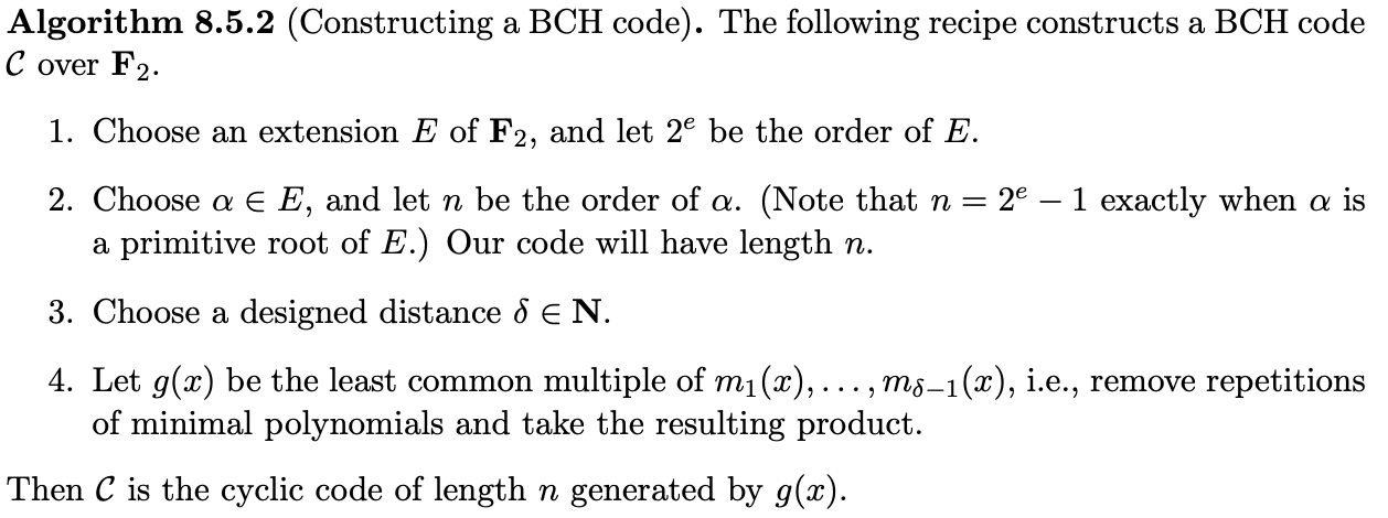 8 5 5 Let E F256 Let Ss Be A Primitive Element O Chegg Com