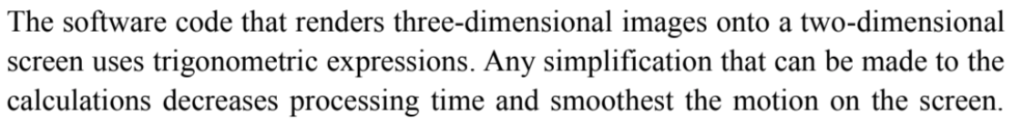 Solved The software code that renders three-dimensional | Chegg.com