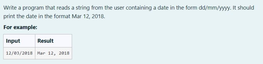 Solved Write a program that reads a string from the user | Chegg.com