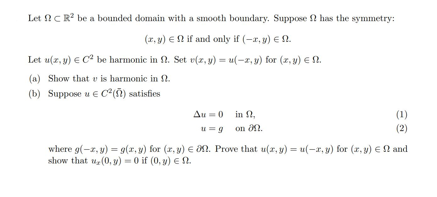 This Is A Partial Differential Equation Question P Chegg Com