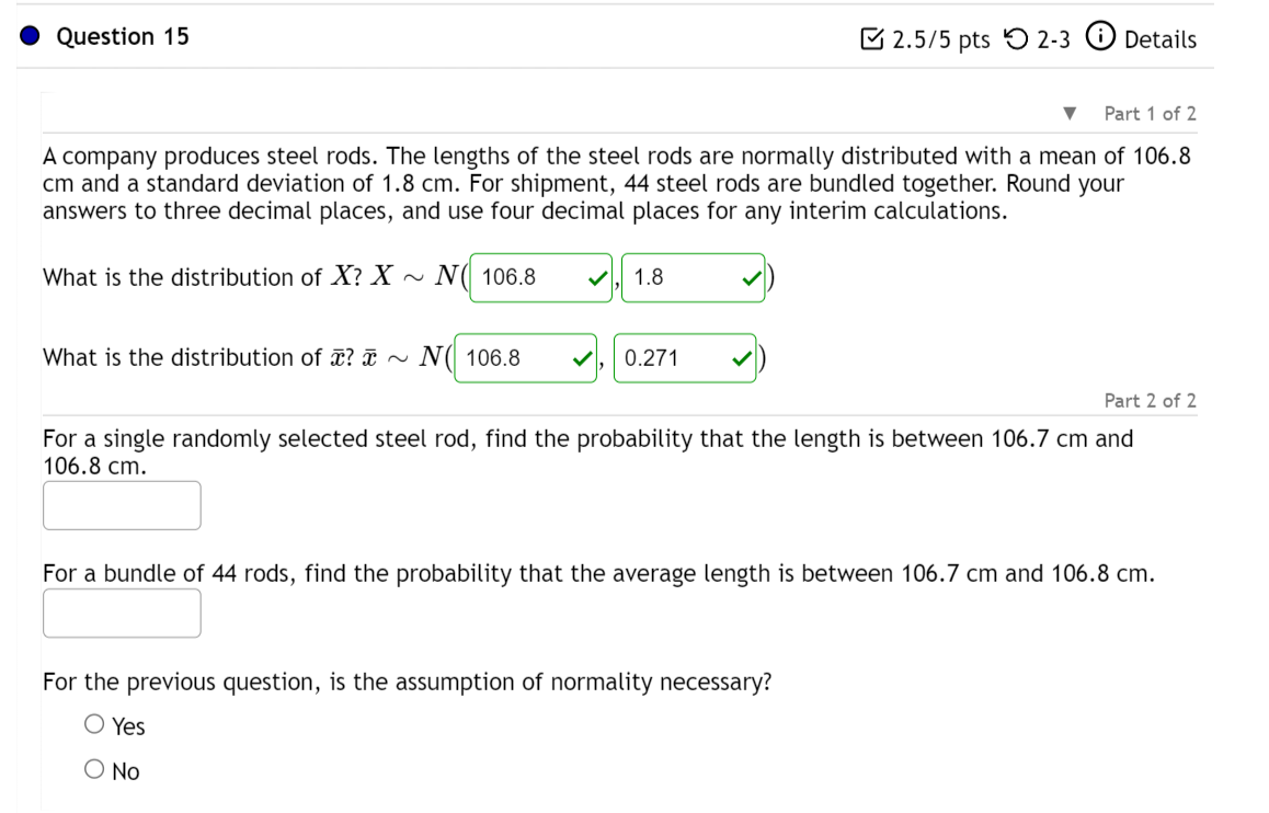 Solved A company produces steel rods. The lengths of the