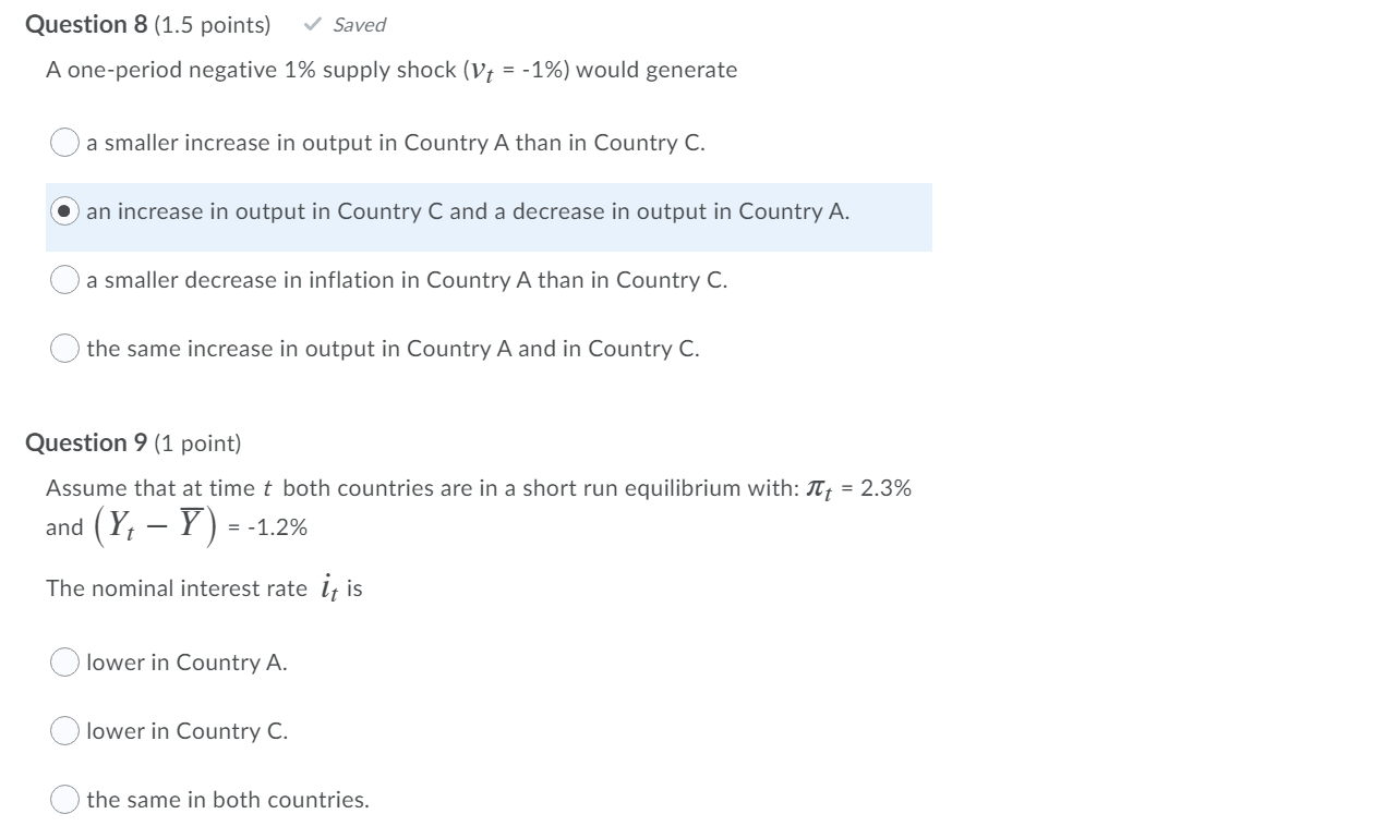 Solved Consider Two Countries, Country A And Country B. In | Chegg.com