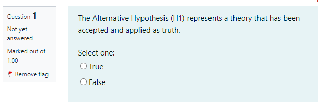 the form of the alternative hypothesis can be chegg