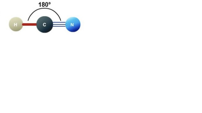 Solved Hydrogen Cyanide Is A Tri Atomic Linear Molecule Chegg Com