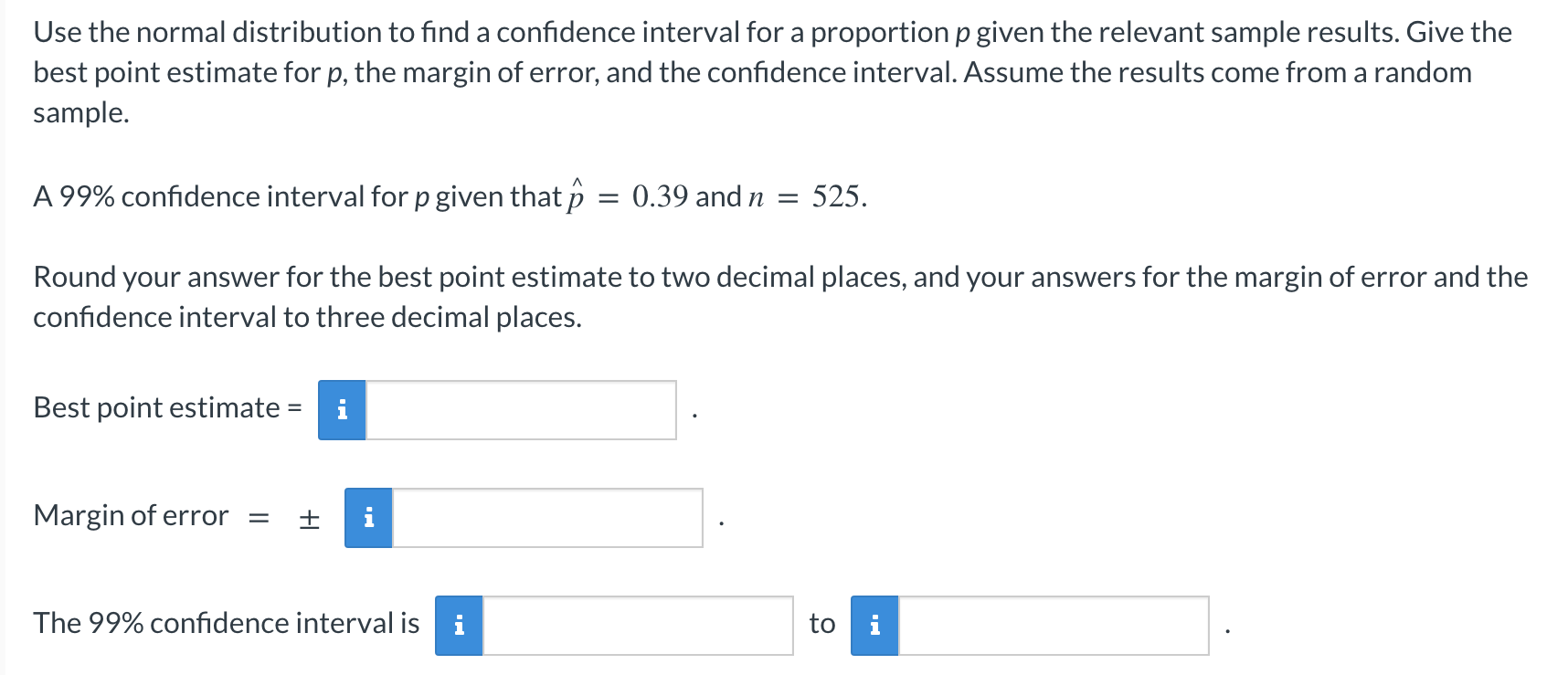 Solved Use the normal distribution to find a confidence | Chegg.com