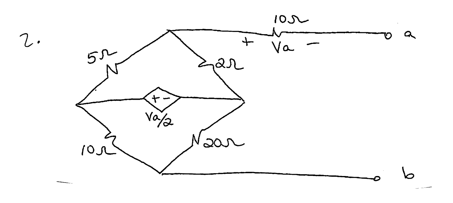 Solved solve for VT, IN + RT=RN. Show VT=RTIN )open circuit, | Chegg.com