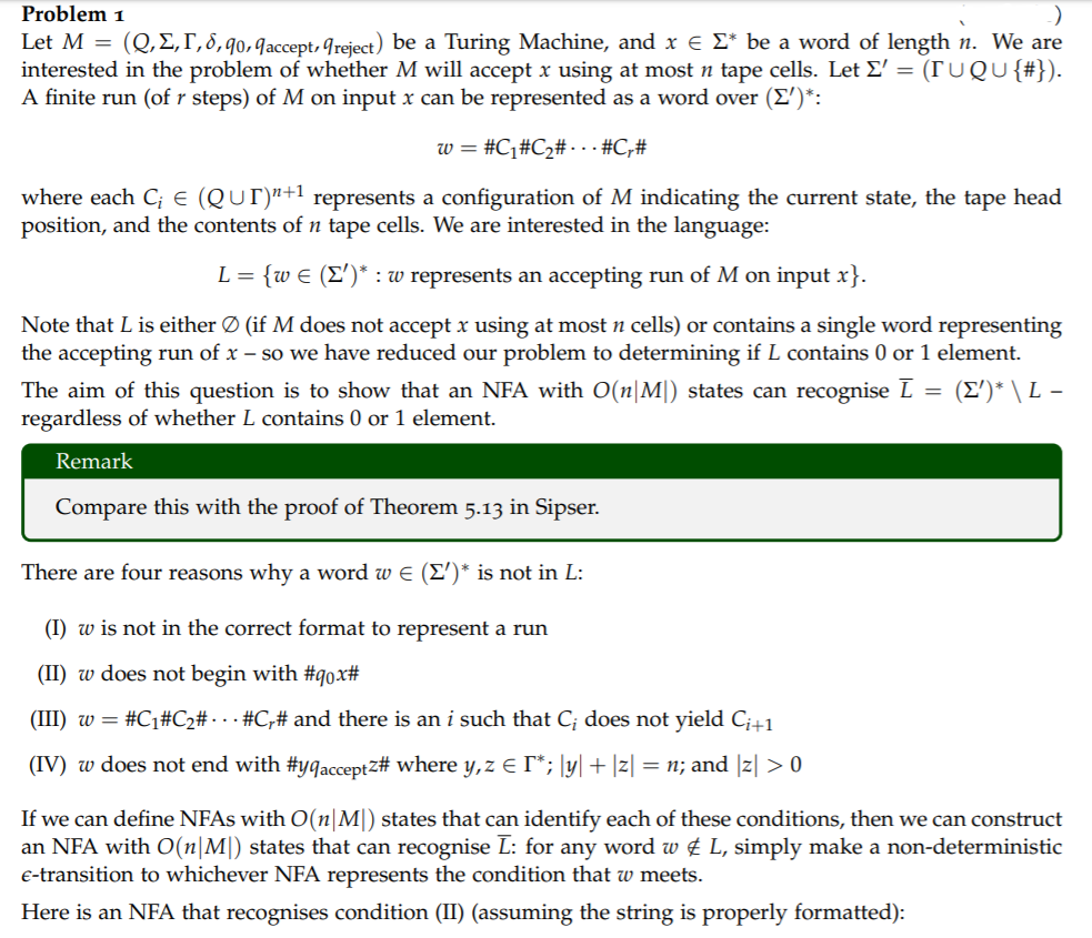 Problem 1 Let M Q 2 1 0 90 9accept 9 Reject B Chegg Com