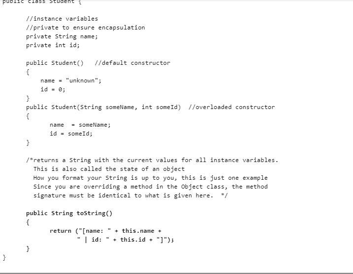Solved Ch 9 Program 1 - Introduction to Writing Java Classes | Chegg.com
