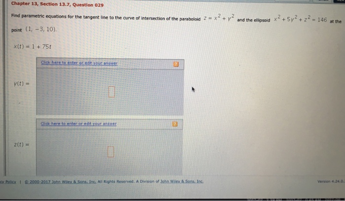 Solved Chapter 13, Section 13.7, Question 029 Find | Chegg.com